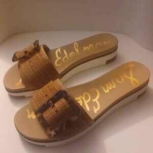 Sam Edelman slide sandals with a buckle, 9.5 New